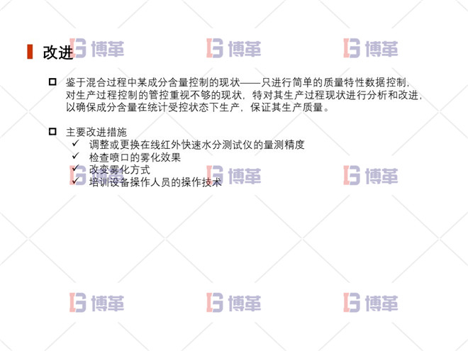 改進(jìn) 上海制藥廠生產(chǎn)過程控制分析案例 改進(jìn)